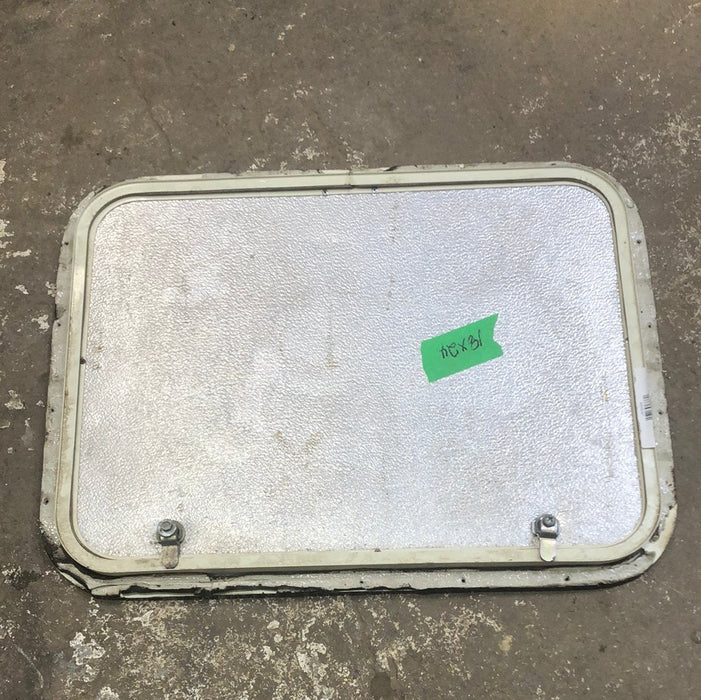 Used RV Radius Cargo / compartment Door 24 x 18 - Young Farts RV Parts