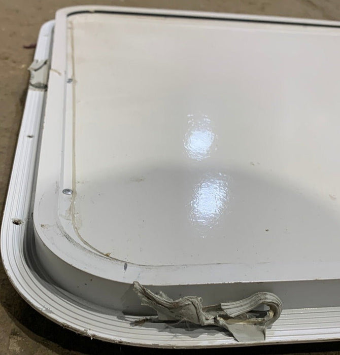 Used RV Radius Cargo / compartment Door 29 3/4" x 23 7/8" x 3/4" - Young Farts RV Parts