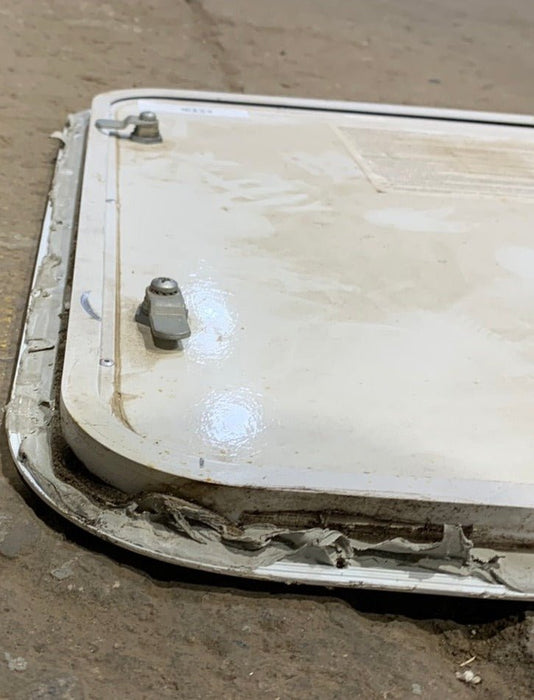 Used RV Radius Cargo / compartment Door 29 3/4" x 23 7/8" x 3/4"