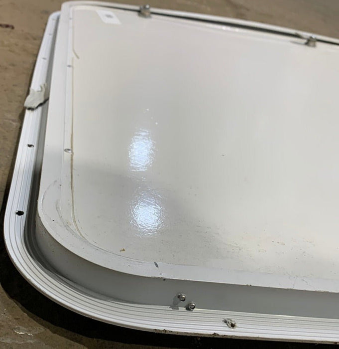 Used RV Radius Cargo / compartment Door 29 3/4" x 23 7/8" x 3/4"