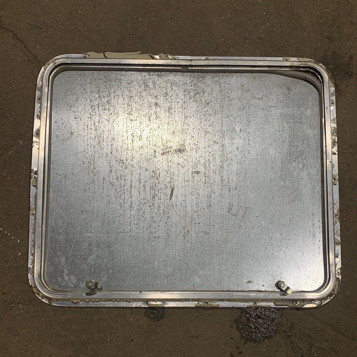 Used RV Radius Cargo / Compartment Door 29 3/4" x 24 3/4" x 1"