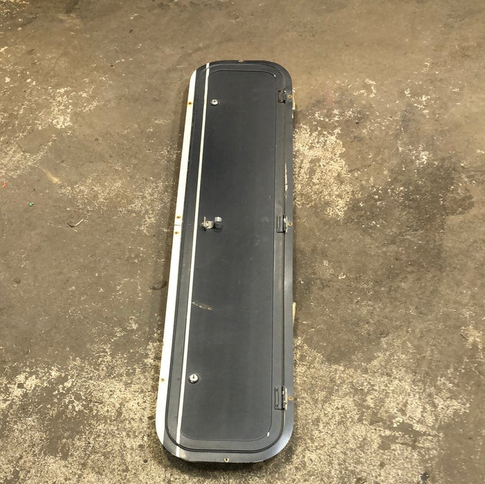 Used RV Radius Cargo / compartment Door 48 1/4 x 10 1/4 - Young Farts RV Parts