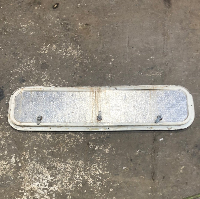 Used RV Radius Cargo / compartment Door 8 3/4 x 37 1/4