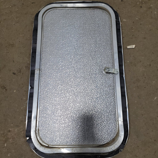 Used RV Radius Cargo Door 10 3/4 W X 19 5/8H - Young Farts RV Parts