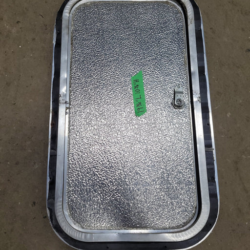 Used RV Radius Cargo Door 19 3/4 W X 10 3/4 H - Young Farts RV Parts