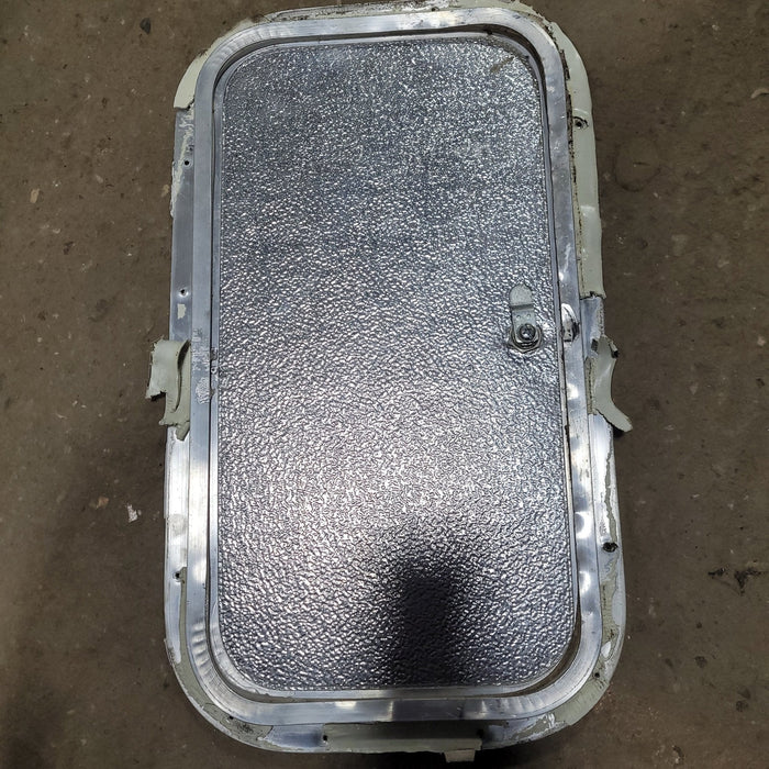 Used RV Radius Cargo Door 19 3/4 W X 10 3/4 H