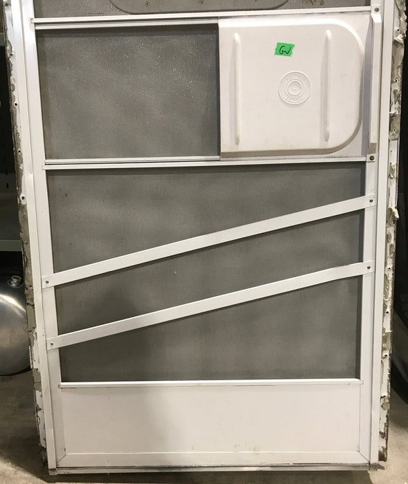 Used RV Radius Corner Entry Door 29 1/2" W x 70" H