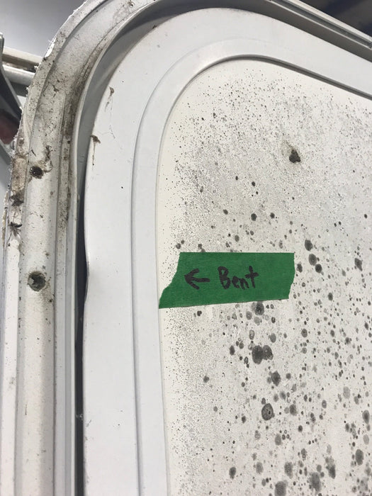 Used RV Radius Corner Entry Door 29 1/2" W x 71 1/2" H