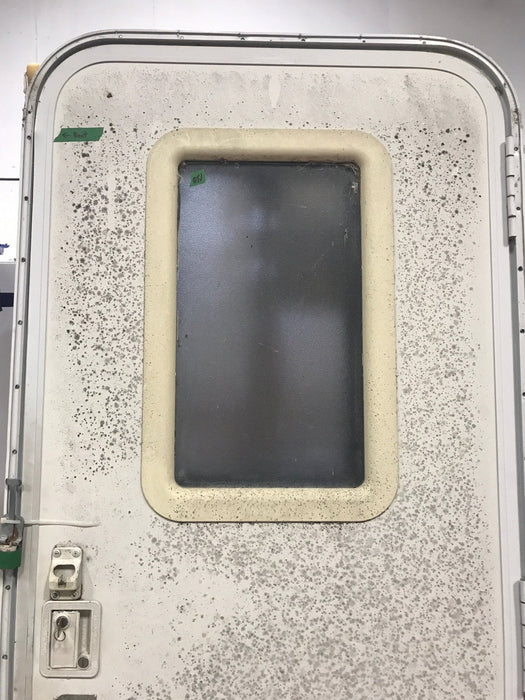 Used RV Radius Corner Entry Door 29 1/2" W x 71 1/2" H