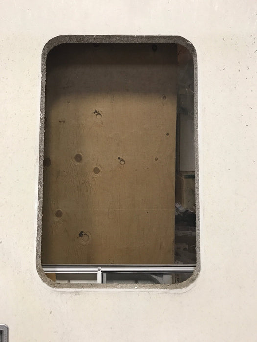 Used RV Radius Corner Entry Door 29 1/2" W x 72 1/4" H