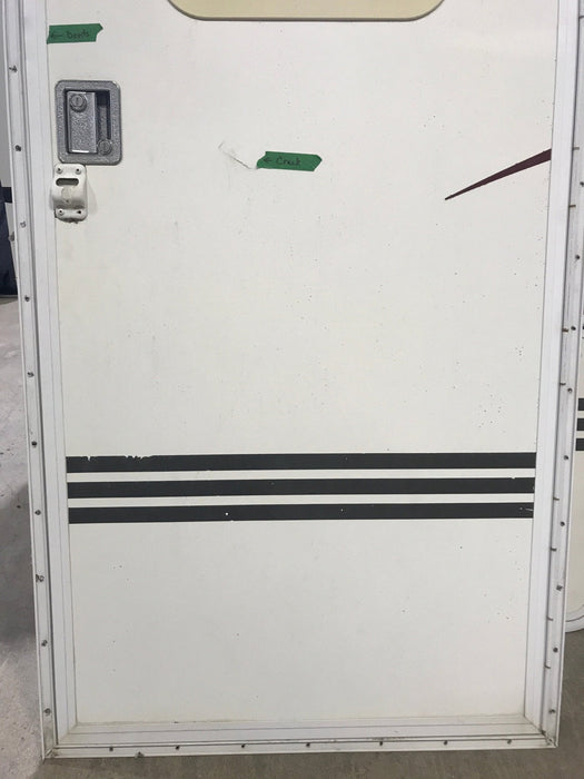 Used RV Radius Corner Entry Door 30" W x 72" H