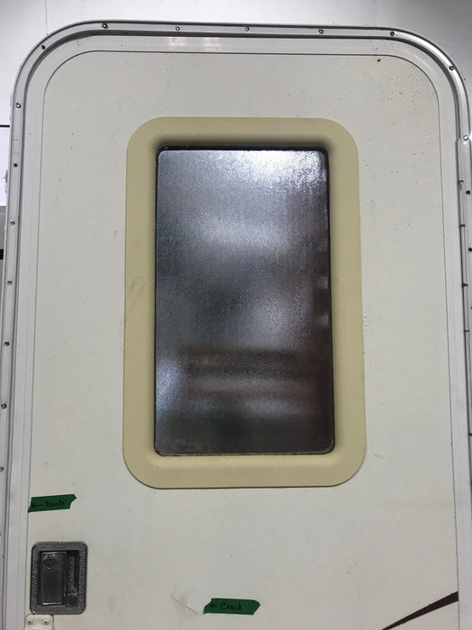 Used RV Radius Corner Entry Door 30" W x 72" H