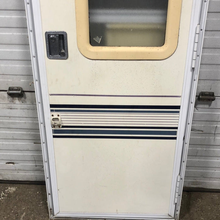 Used Rv Radius Entry Door 24 1/4 x 71