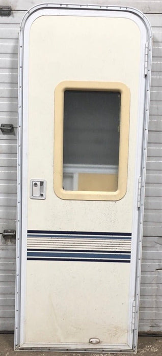 Used Rv Radius Entry Door 24 1/4 x 71