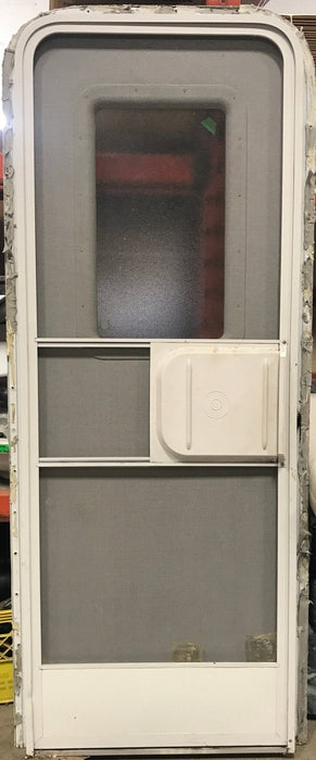 Used RV Radius Entry Door 25 1/2" W x 68 1/2" H