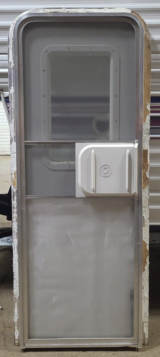 Used RV Radius Entry Door 25 1/2" x 67 7/8"