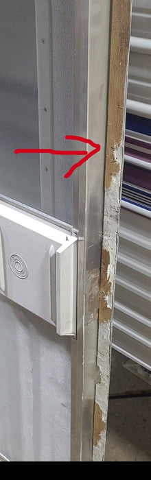 Used RV Radius Entry Door 25 1/2" x 67 7/8"
