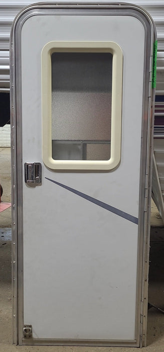 Used RV Radius Entry Door 25 1/2" x 67 7/8"