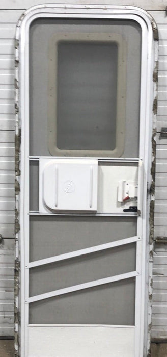 Used Rv Radius Entry Door 25 1/2 x 72 1/2