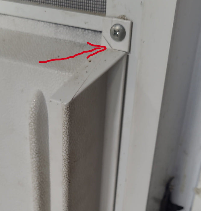 Used RV Radius Entry Door 25 1/2" X 72"