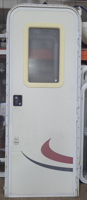 Used RV Radius Entry Door 25 1/2" X 72"