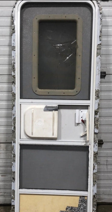 Used Rv Radius Entry Door 25 1/4 x 71 1/2