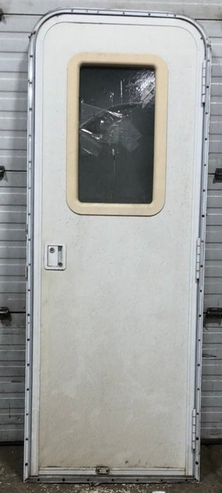 Used Rv Radius Entry Door 25 1/4 x 71 1/2