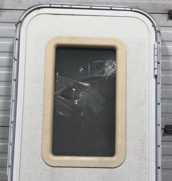 Used Rv Radius Entry Door 25 1/4 x 71 1/2