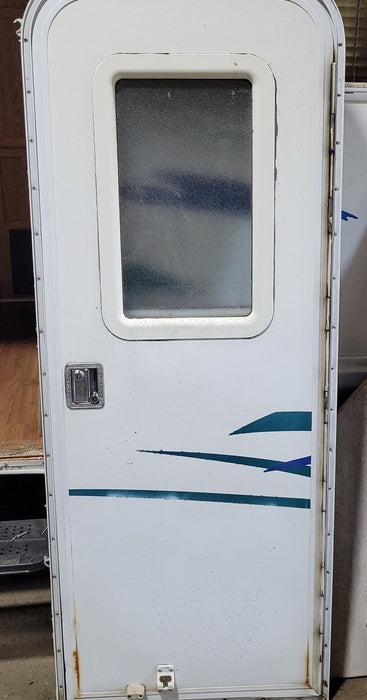 Used RV Radius Entry Door 25 3/4" x 67 3/4"