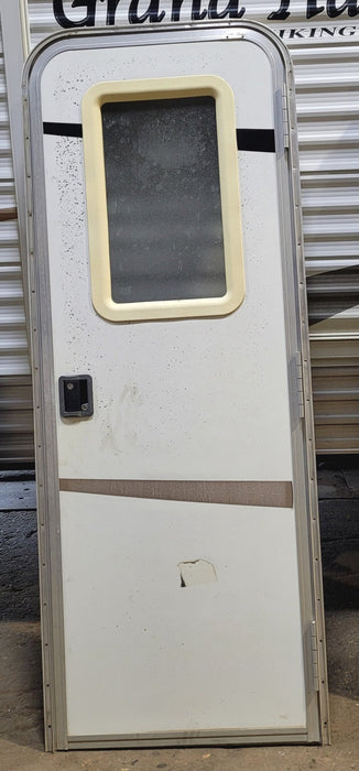 Used RV Radius Entry Door 25 5/8" W x 71 1/2" H