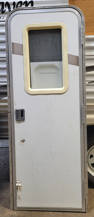 Used RV Radius Entry Door 25 5/8" W x 71 1/2" H