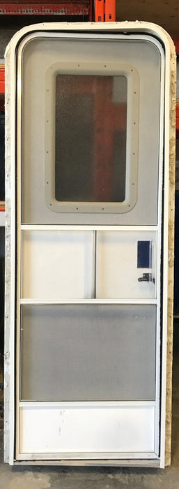Used RV Radius Entry Door 25 5/8" x 71 1/2"