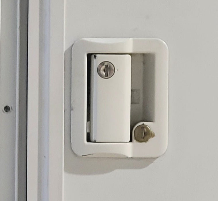 Used RV Radius Entry Door 25 5/8" X 71 3/8" - Young Farts RV Parts