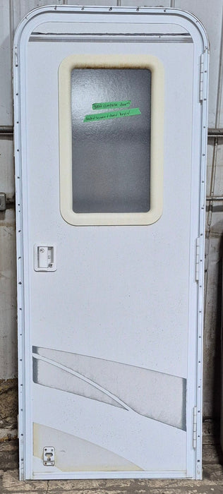 Used RV Radius Entry Door 26" W x 69 3/4" H