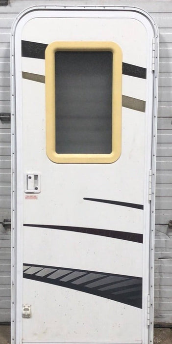 Used Rv Radius Entry Door 27 1/4 x 69 1/2