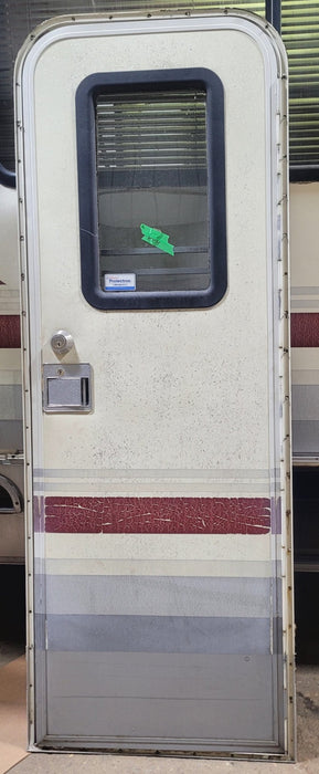 Used RV Radius Entry Door 27" W x 76 1/2" H