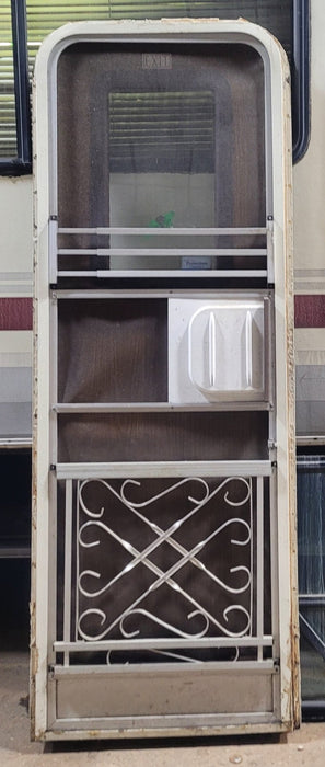 Used RV Radius Entry Door 27" W x 76 1/2" H