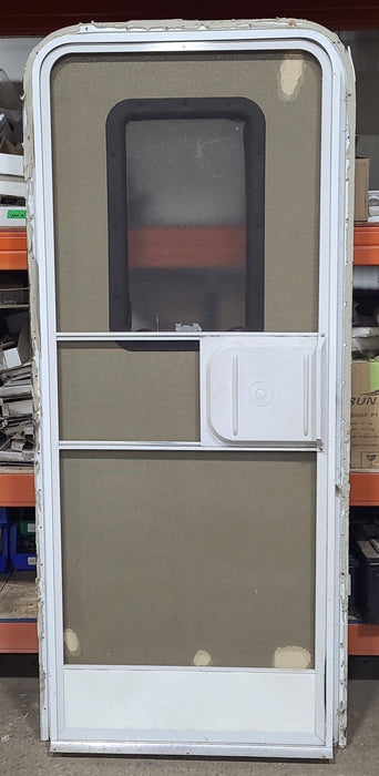 Used RV Radius Entry Door 29 1/2" W x 71 7/8" H