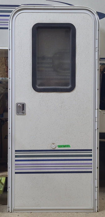 Used RV Radius Entry Door 29 1/2" W x 72" H