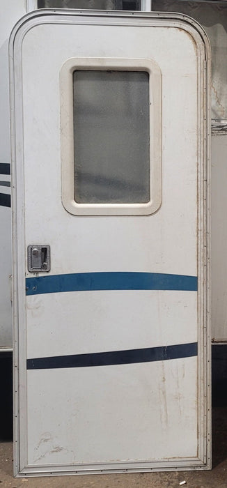 Used RV Radius Entry Door 29 1/2" W x 72" H