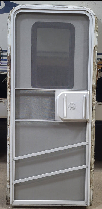 Used RV Radius Entry Door 29 1/2" W x 72" H