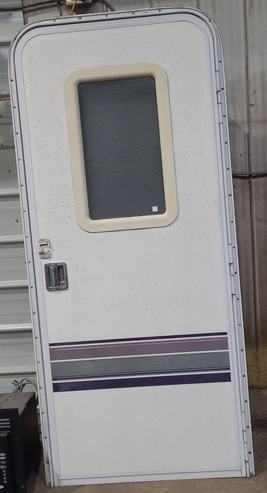 Used RV Radius Entry Door 29 1/2" x 70"