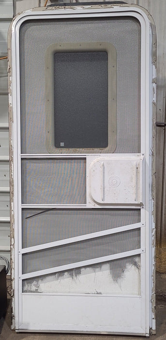 Used RV Radius Entry Door 29 1/2" x 70"