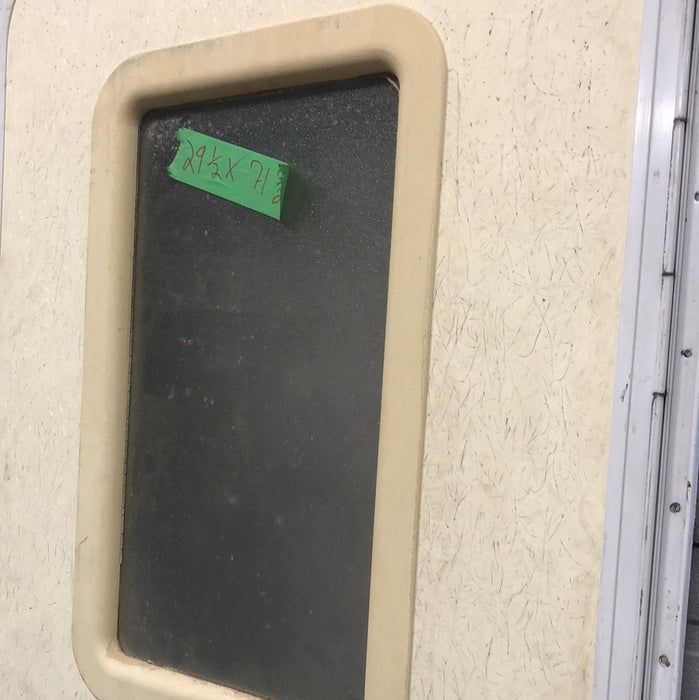 Used Rv Radius Entry Door 29 1/2 x 72