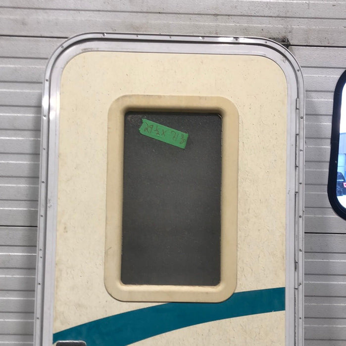 Used Rv Radius Entry Door 29 1/2 x 72