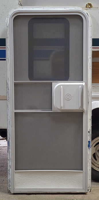 Used RV Radius Entry Door 29 3/4" W x 70" H