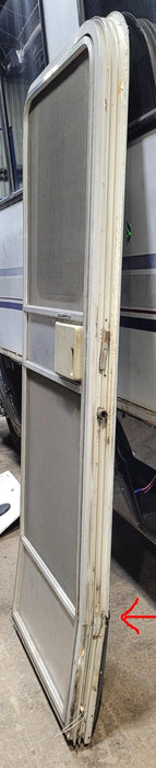 Used RV Radius Entry Door 29 3/4" W x 74 1/2" H