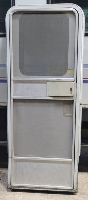 Used RV Radius Entry Door 29 3/4" W x 74 1/2" H