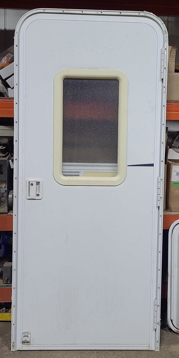 Used RV Radius Entry Door 29 3/8" x 71 5/8"