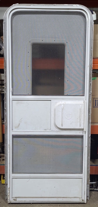 Used RV Radius Entry Door 29 3/8" x 71 5/8"